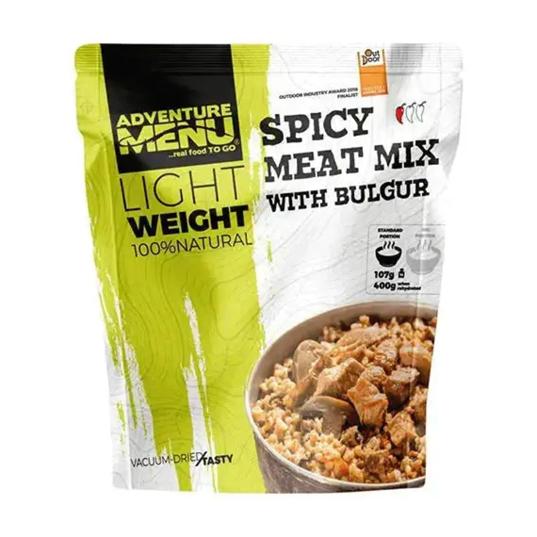 Adventure Menu - Lightweight Pikanter Fleischmix mit Bulgur