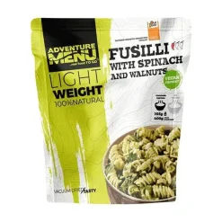 Adventure Menu - Lightweight Big Fusilli mit Spinat und Walnüssen