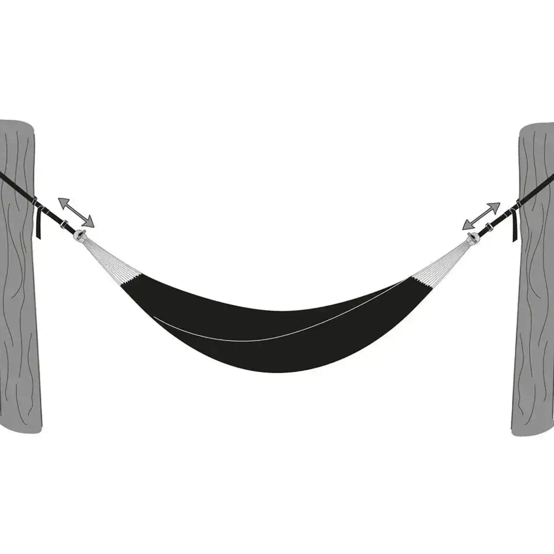 Amazonas - Aufhängung T-Strap schwarz