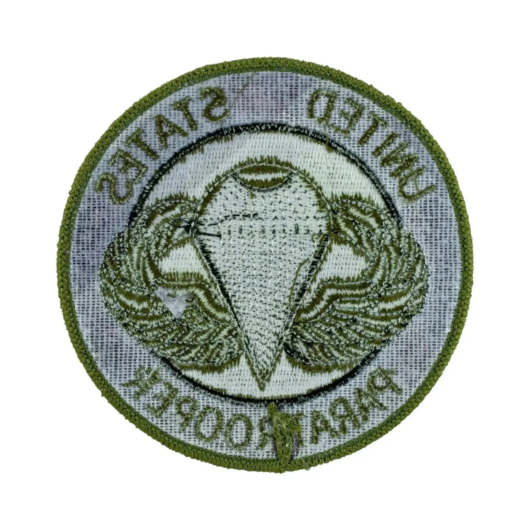 ASMC - Abzeichen Springer Textil US Paratrooper oliv