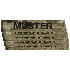 ASMC - Namensbänder 5er Set Multicam gestickt auf Textil