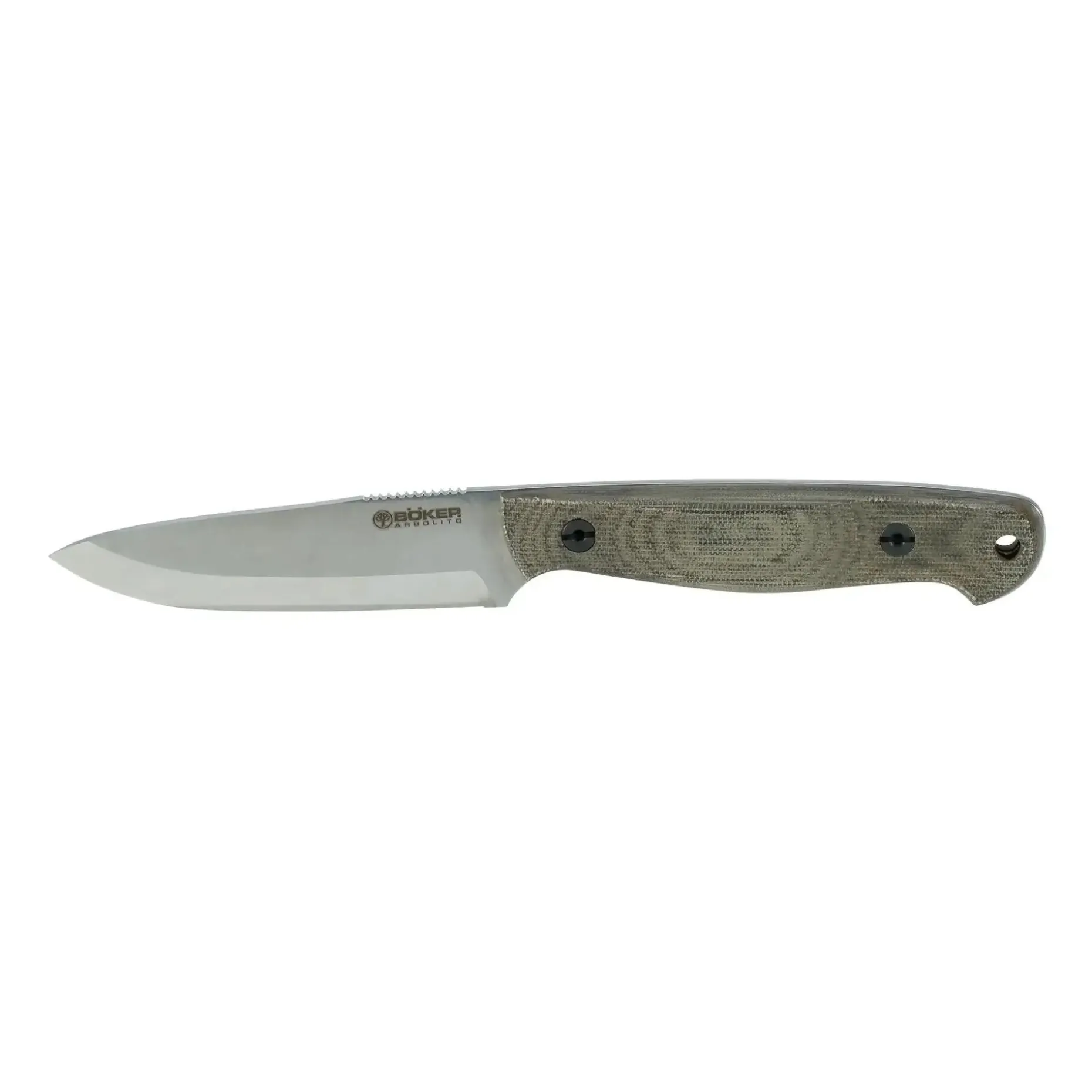Böker - Messer Bushcraft Micarta grün