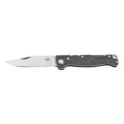 Böker plus - Taschenmesser Atlas Backlock Clippoint silberfarben