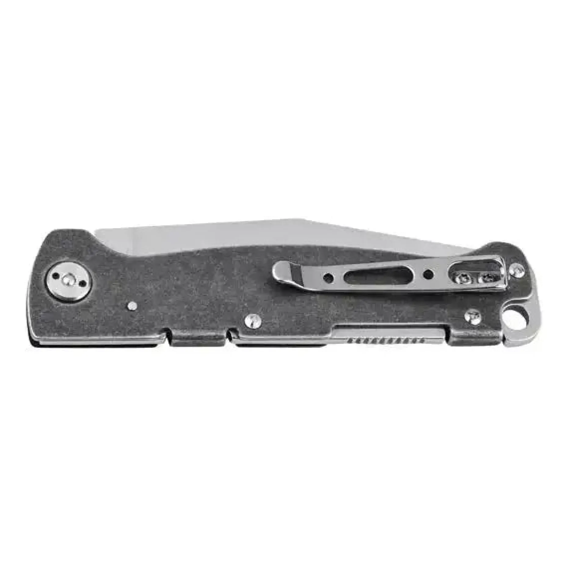 Böker plus - Taschenmesser Atlas Backlock Clippoint silberfarben