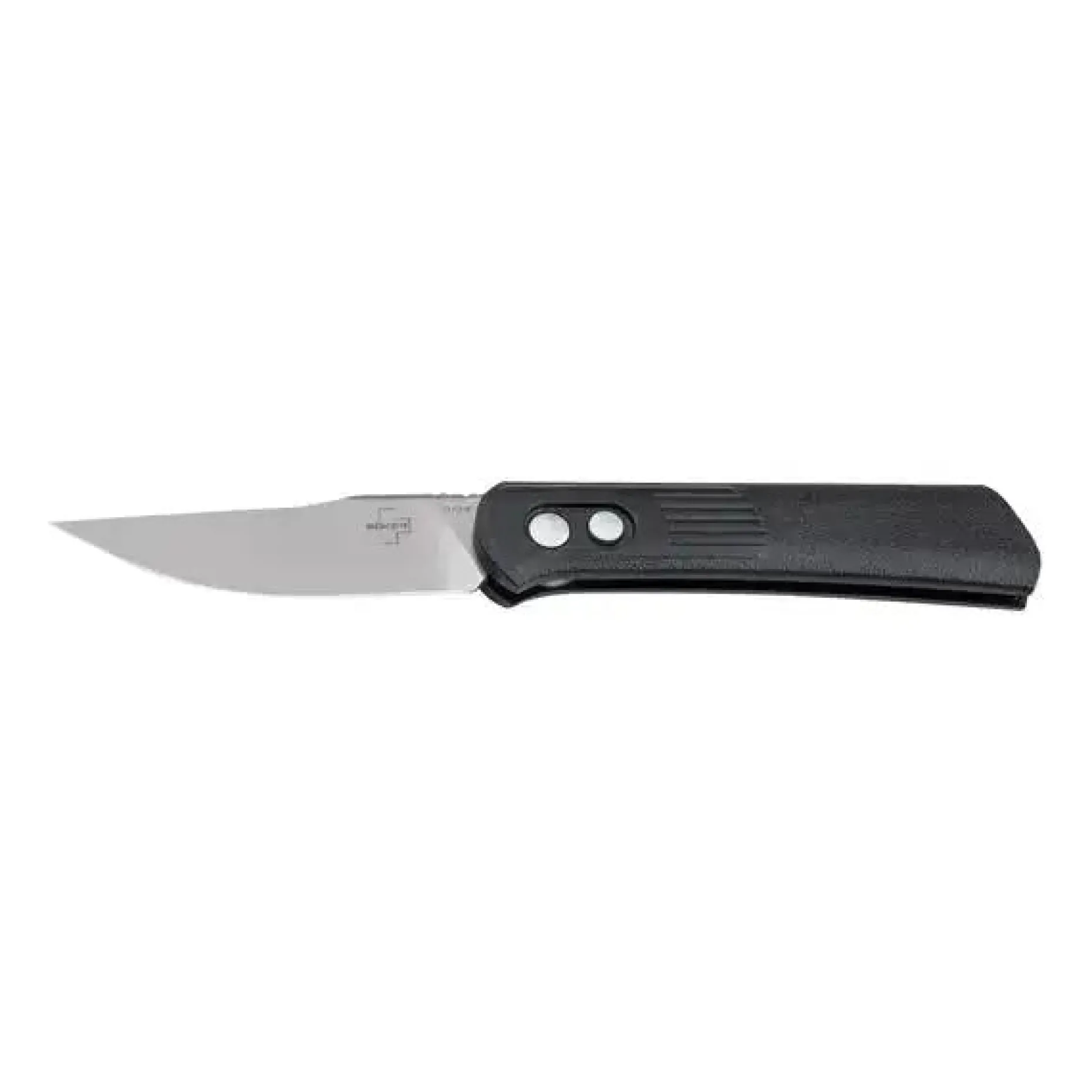 Böker plus - Taschenmesser Alluvial Satin schwarz silberfarben