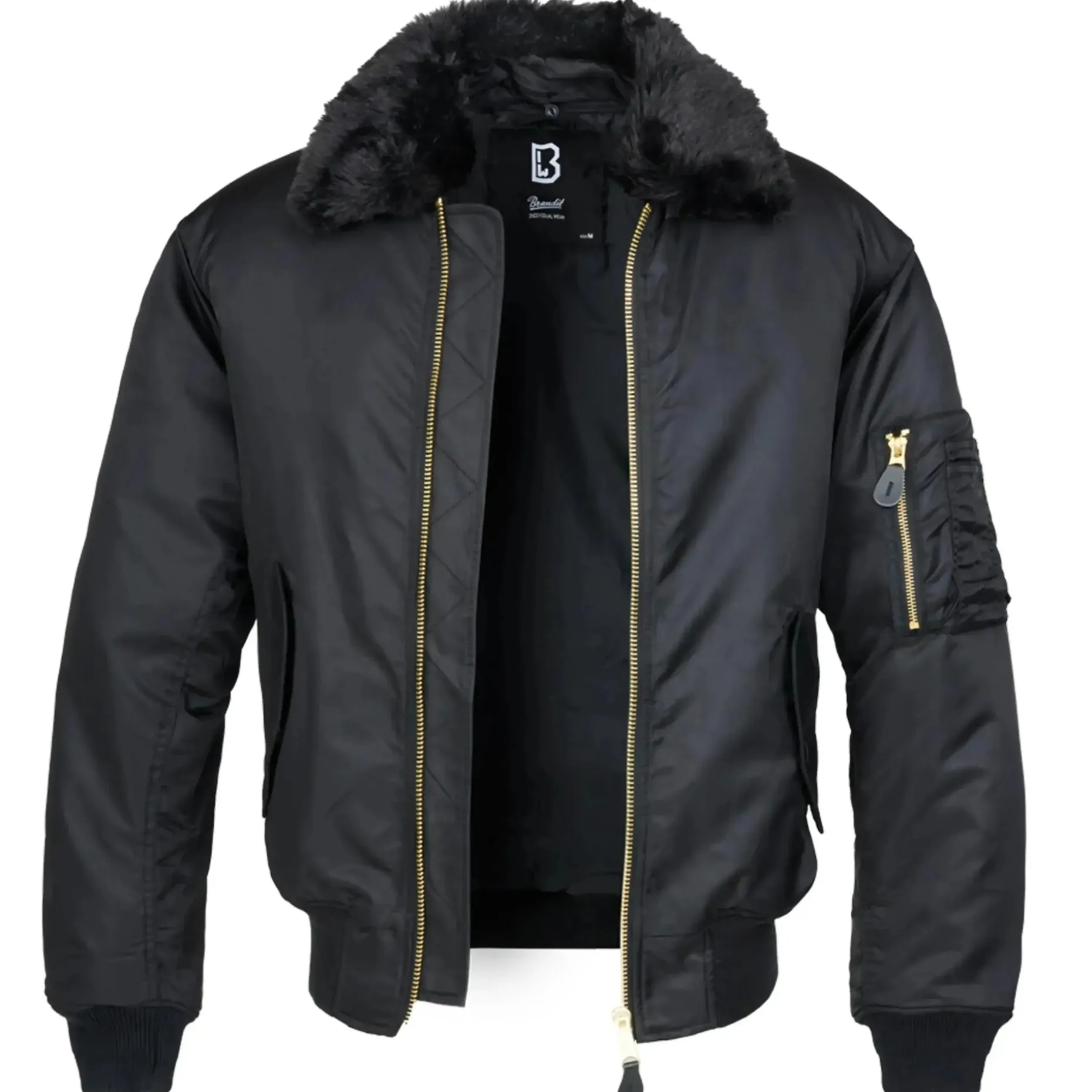 Brandit - Jacke MA2 Jacket Fur Collar