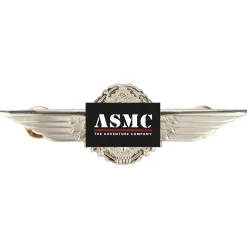 Bundeswehr Original - Abzeichen BW LuftfahrzeugfĂŒhrer Metall silberfarben