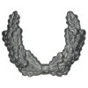Bundeswehr Original - Schulterklappenauflage BW Dienstanzug Eichenlaub silber