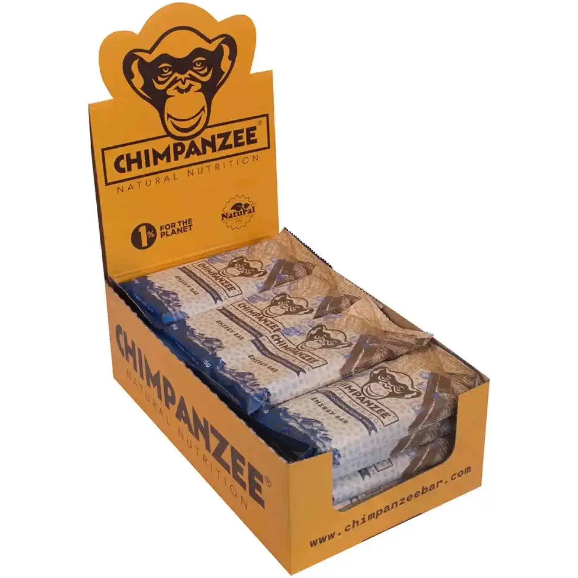 Chimpanzee - Riegel Energy Bar Dunkle Schokolade Salz 20 Stück