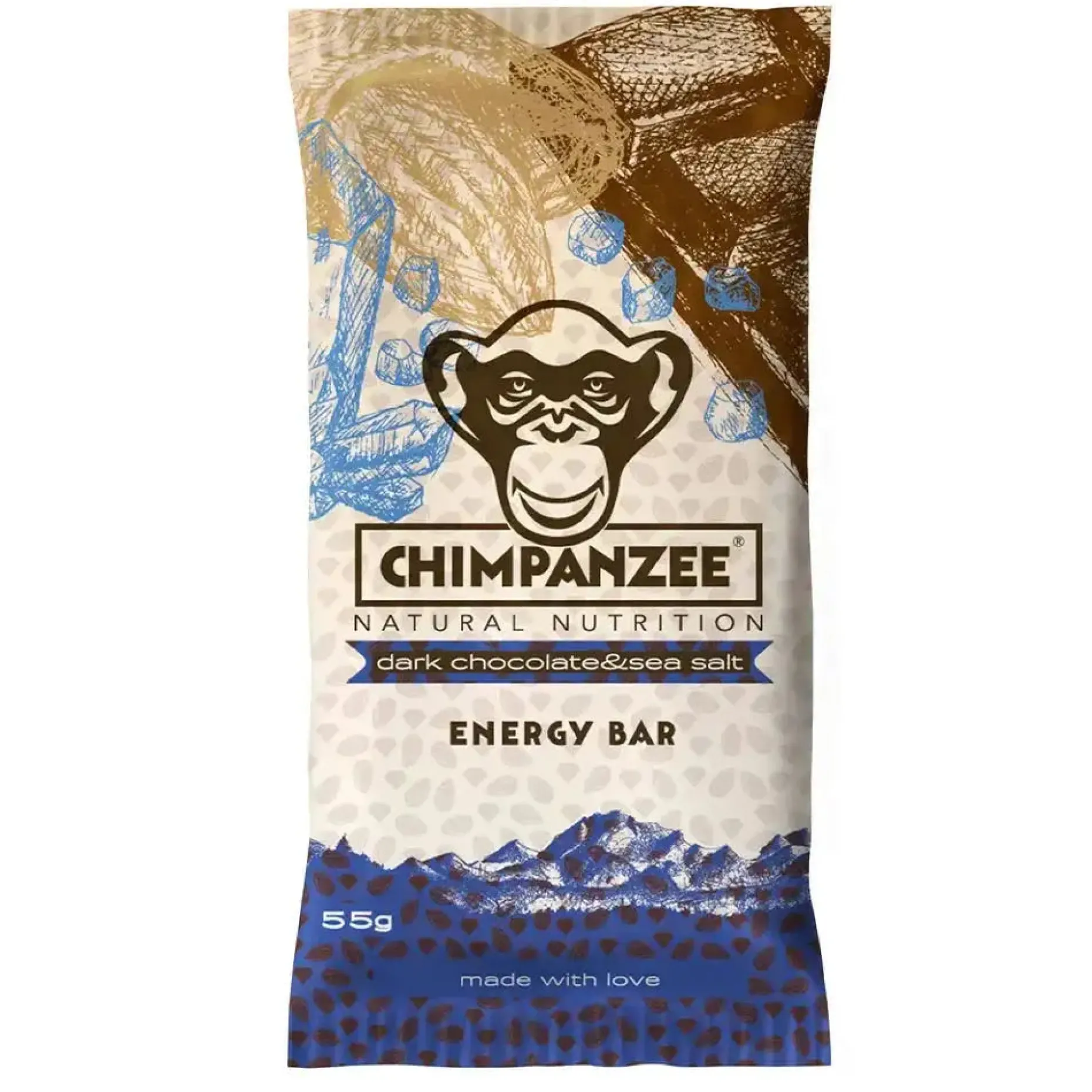 Chimpanzee - Riegel Energy Bar Dunkle Schokolade Salz
