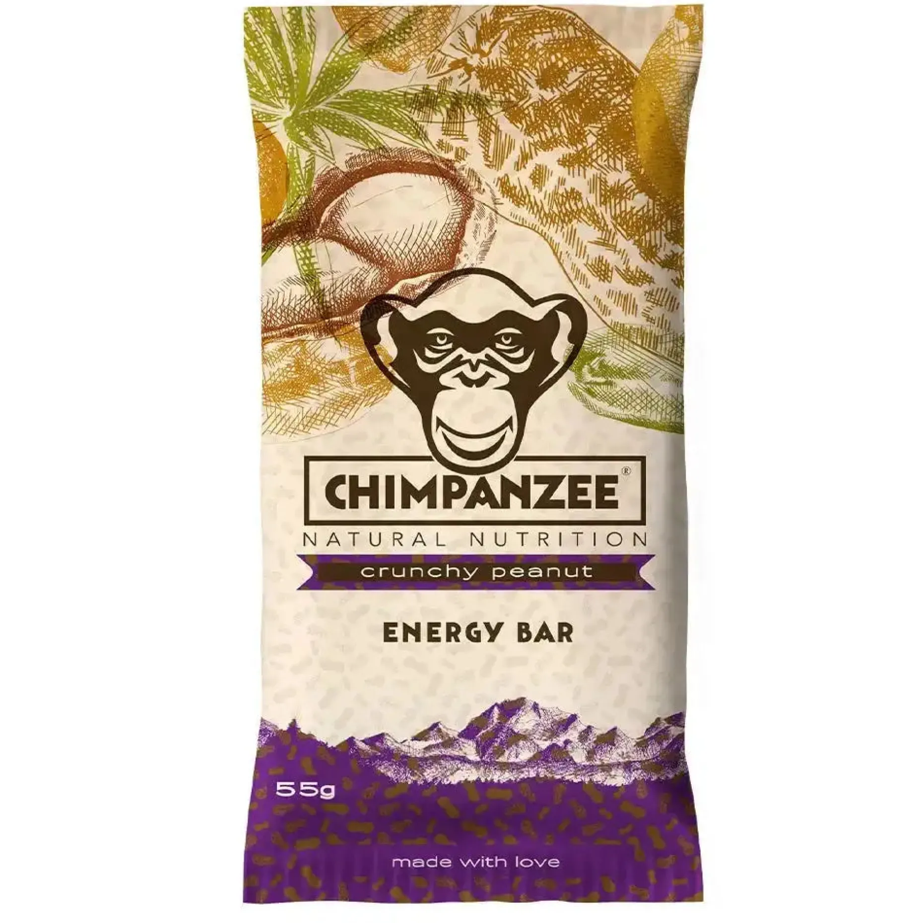 Chimpanzee - Riegel Energy Bar Knusprige Erdnüsse 20 Stück