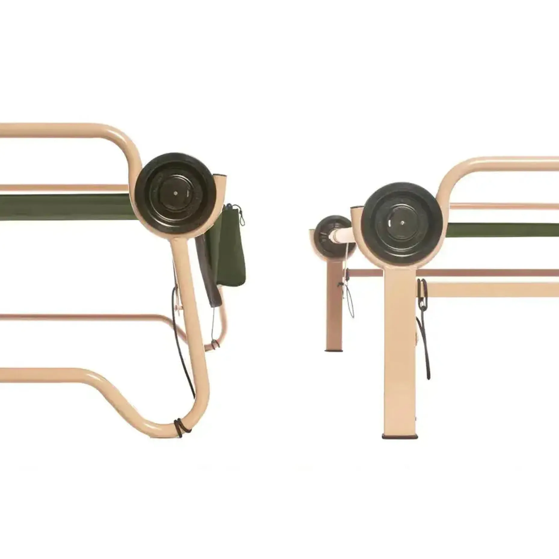 Disc-O-Bed - Feldbett Arm-O-Bunk mit Seitentaschen oliv