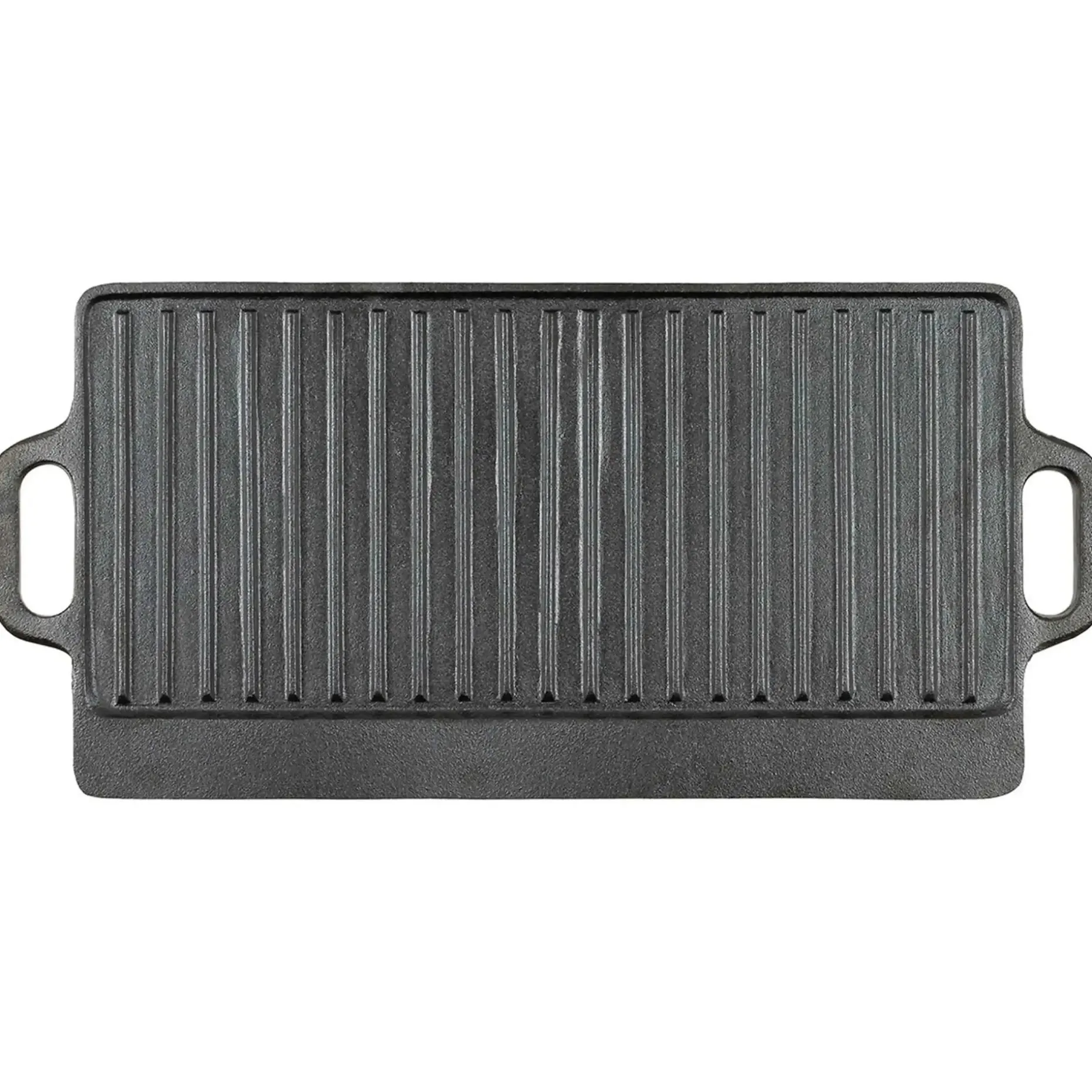 Fox Outdoor - Grillplatte Gusseisen mit Griffen