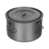 Fox Outdoor - Topf Titan groß 1.95 L mit Deckel