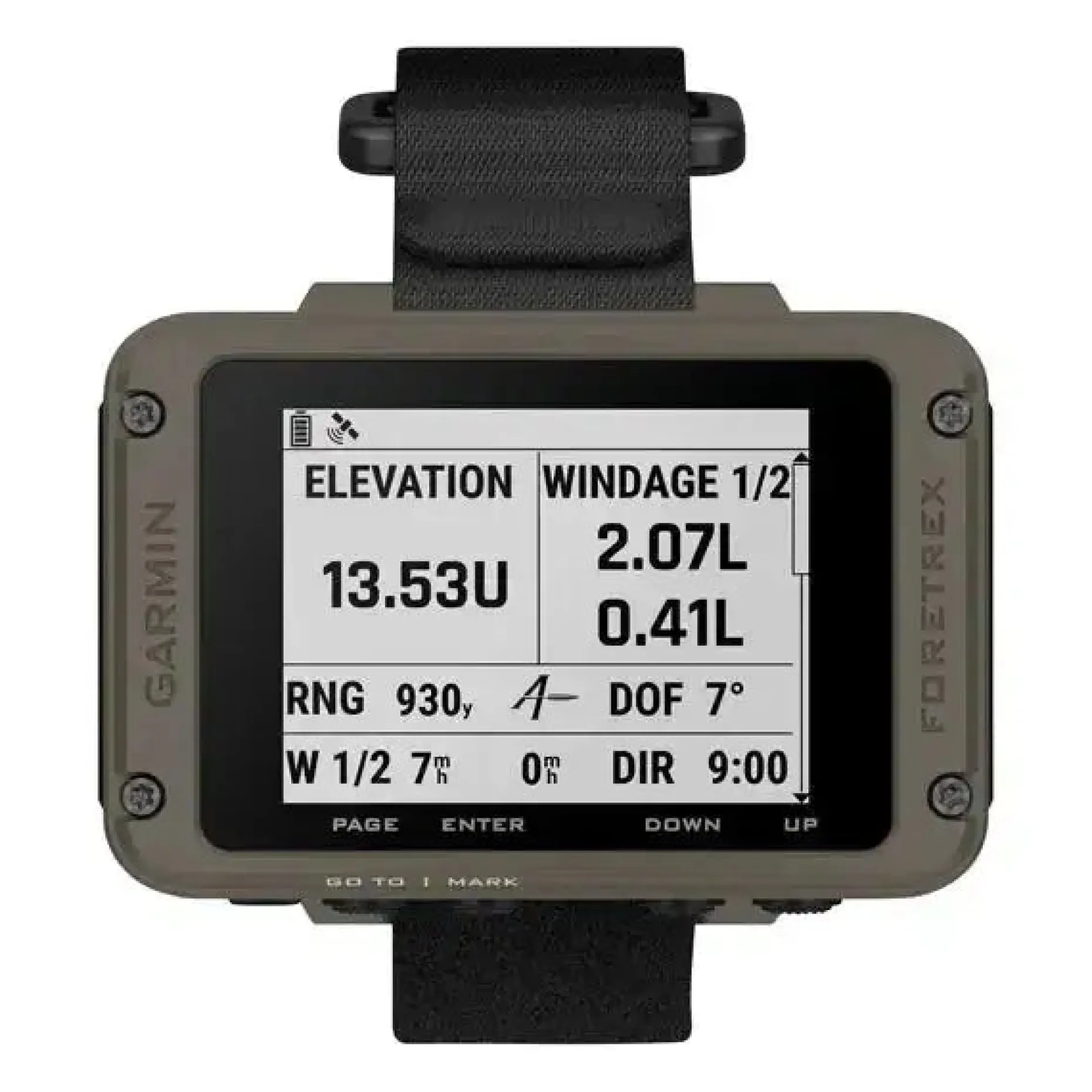 Garmin - GPS-Gerät für Handgelenk Foretrex 901 Ballistic