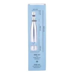 KH Security - Hidden Safe Edelstahlflasche silberfarben