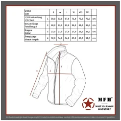 MFH - Britische Thermojacke wendbar oliv khaki