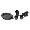 Mil-Tec - Essgeschirrsatz Western Emaille 12er Set