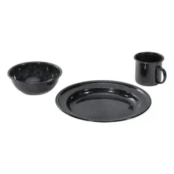 Mil-Tec - Essgeschirrsatz Western Emaille 12er Set