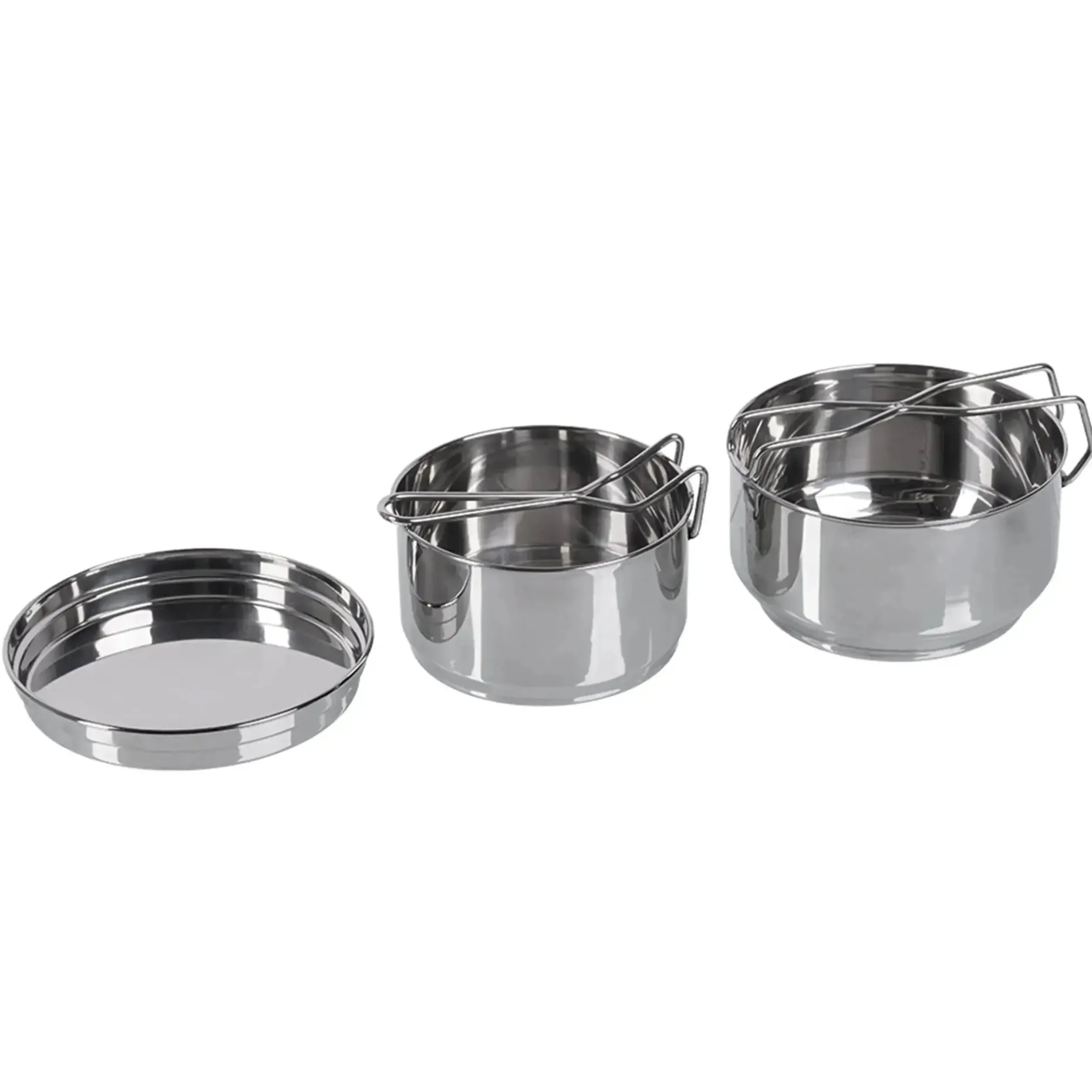 Mil-Tec - Tschechisches Kochgeschirr Edelstahl 2er Set