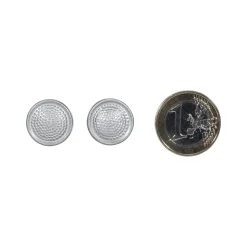 NVA - Schulterklappenknopf Alu 16mm 2er Pack