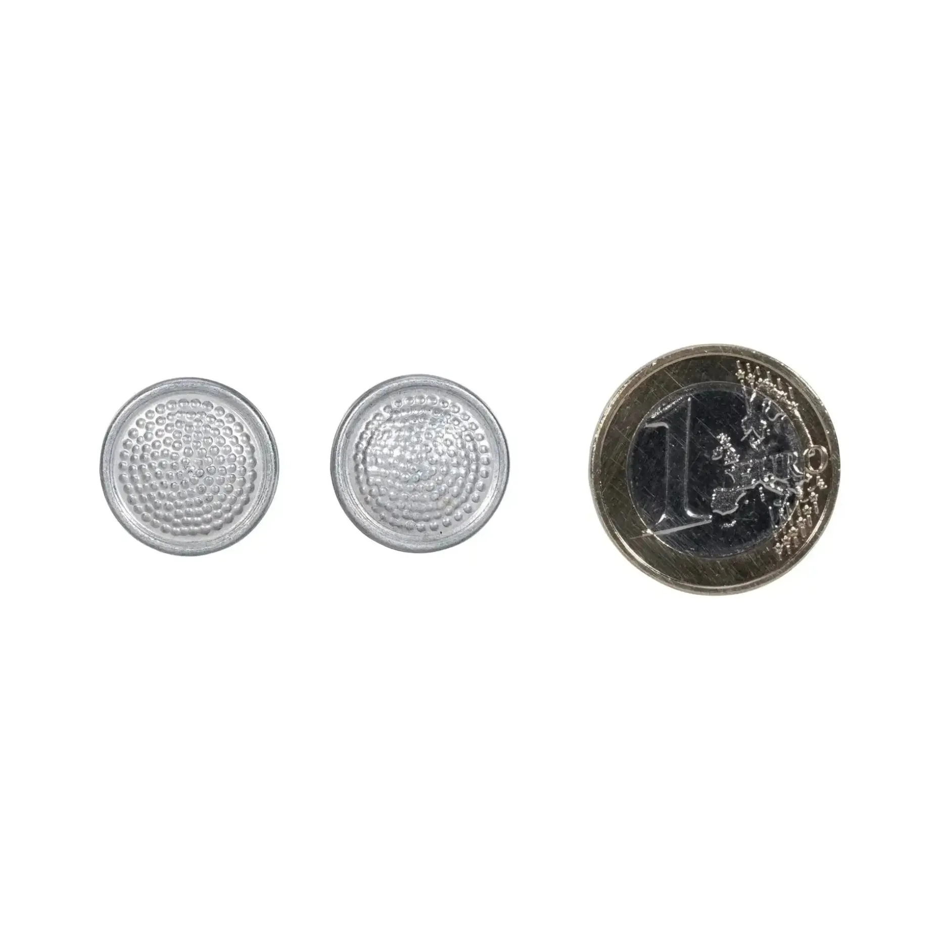 NVA - Schulterklappenknopf Alu 16mm 2er Pack