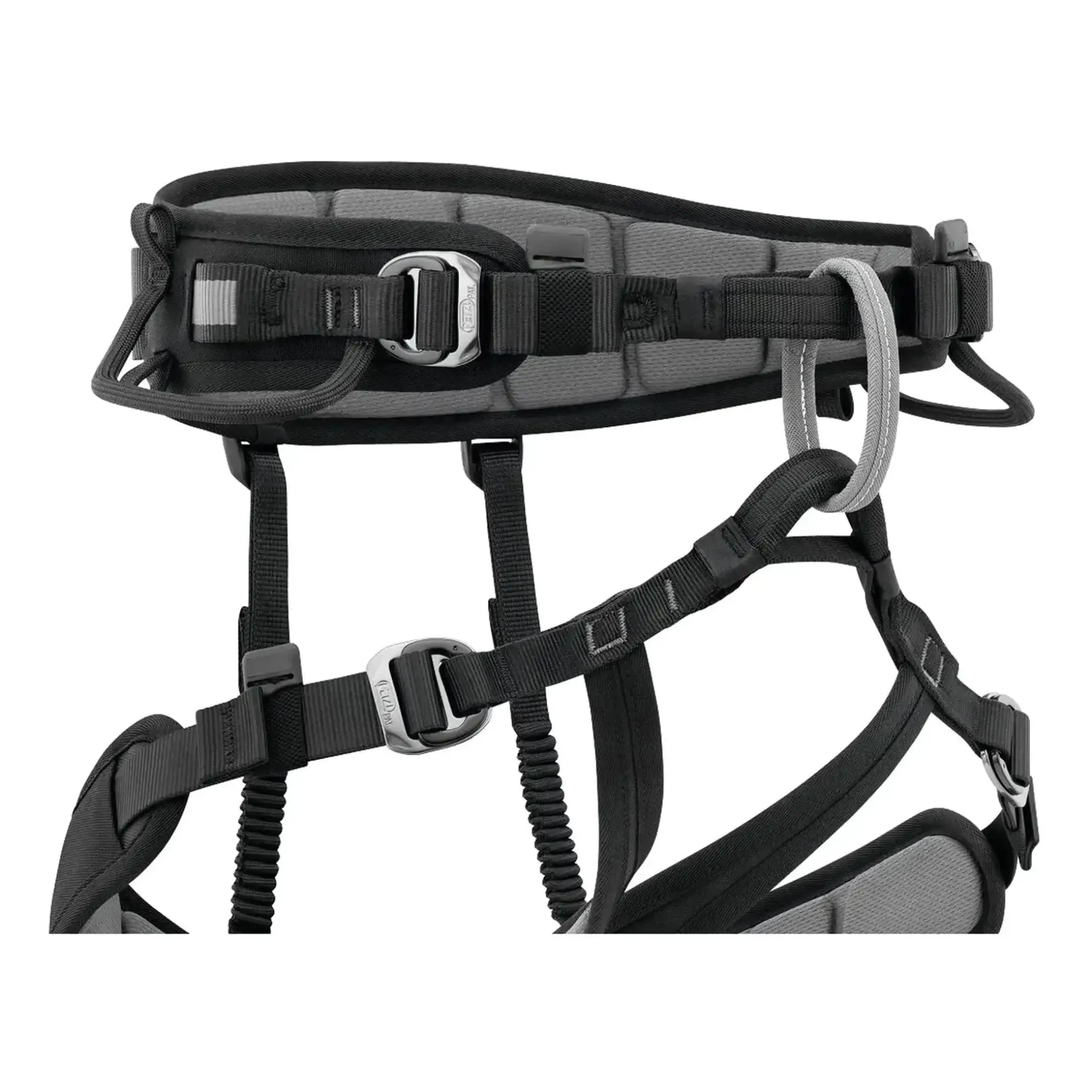 Petzl - Klettergurt Falcon Mountain schwarz grau