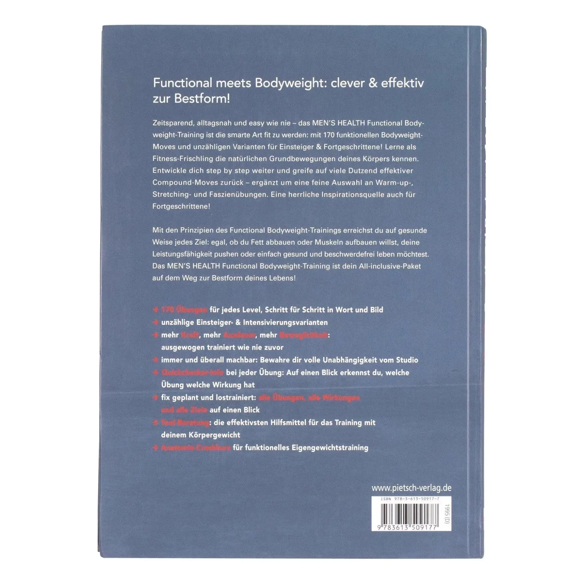 Pietsch Verlag - Buch Men's Health Functional-Bodyweight-Training