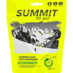 Summit to Eat - Haferflocken mit Himbeeren