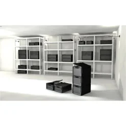 Surplus Systems - Euronormbox Vollwand 60 x 40 x 32 cm schwarz