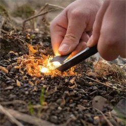 Survival Stuff - Feuerstahl HEXA mittel schwarz