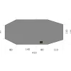 Tatonka - Zeltunterlage Floor Sheet LT Polar 3 steingrau oliv