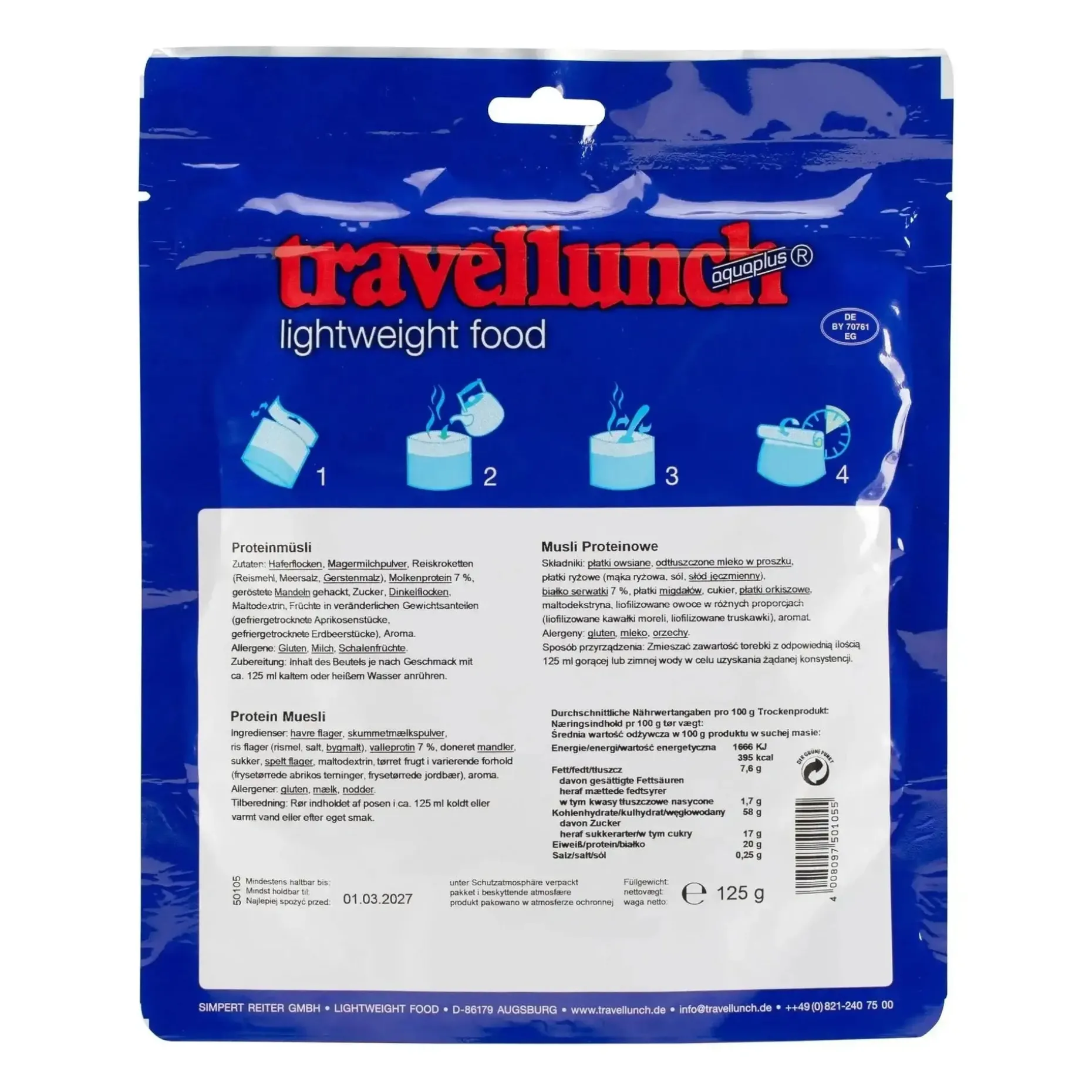 Travellunch - Proteinmüsli