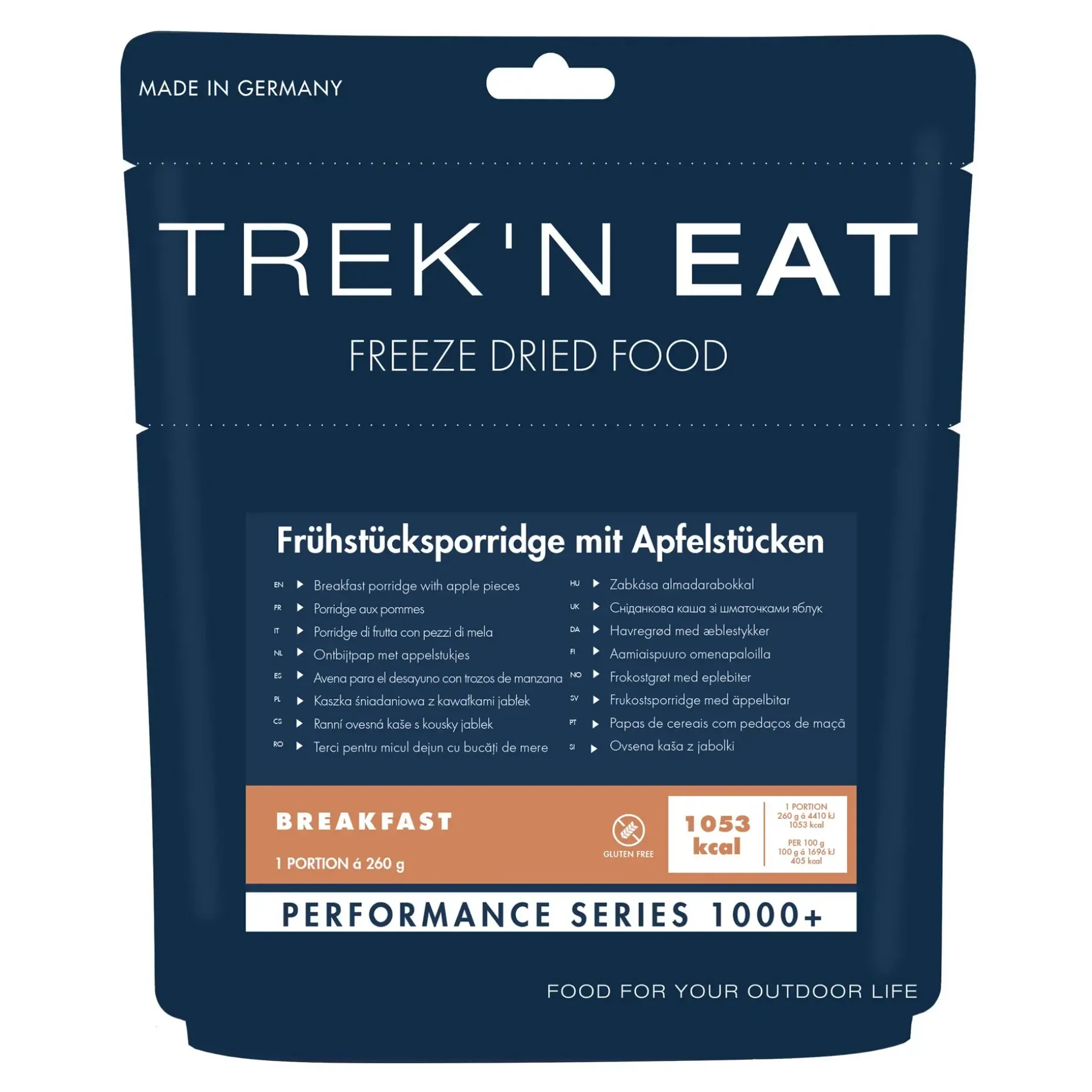 Trek’n Eat - Frühstücksporridge mit Apfelstücken