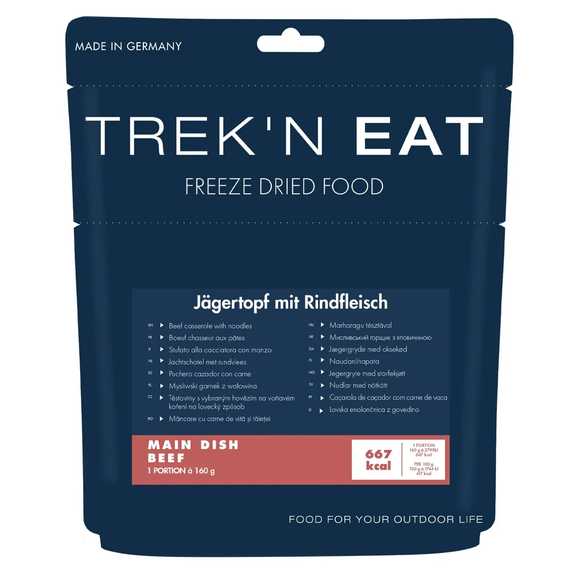 Trek’n Eat - Jägertopf mit Rindfleisch und Nudeln