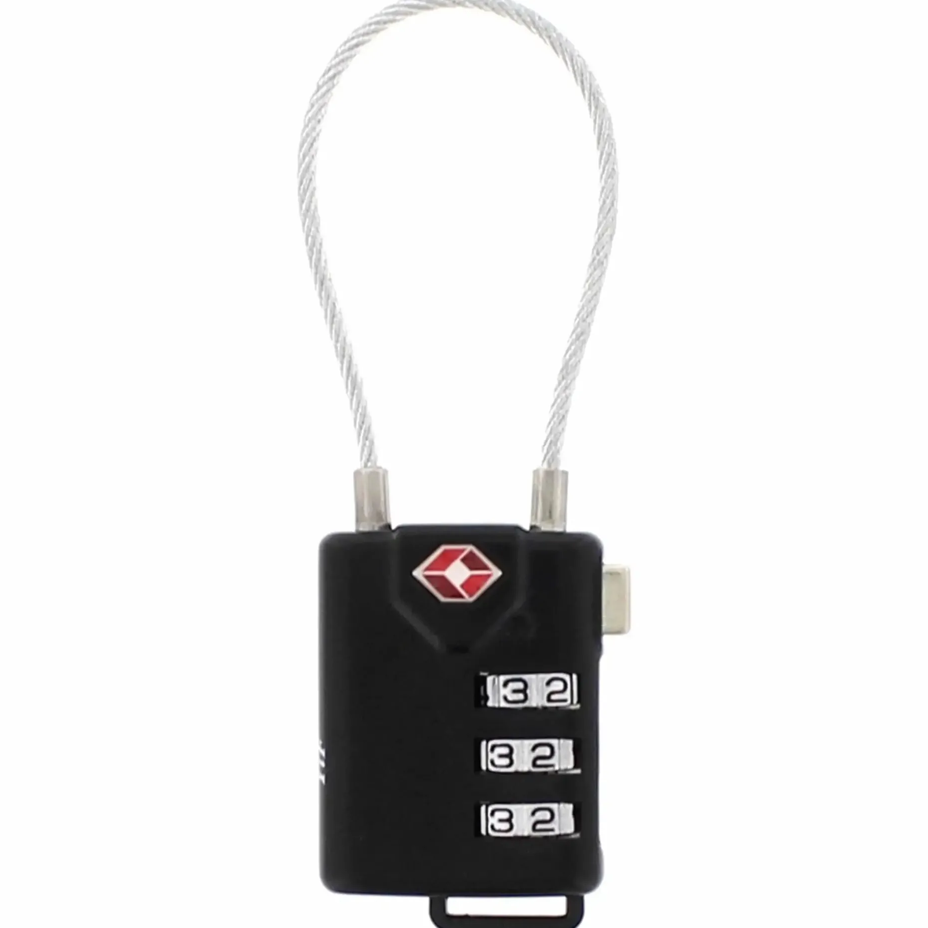 TSA - Gepäckschloss Stahlseil Zahlencode
