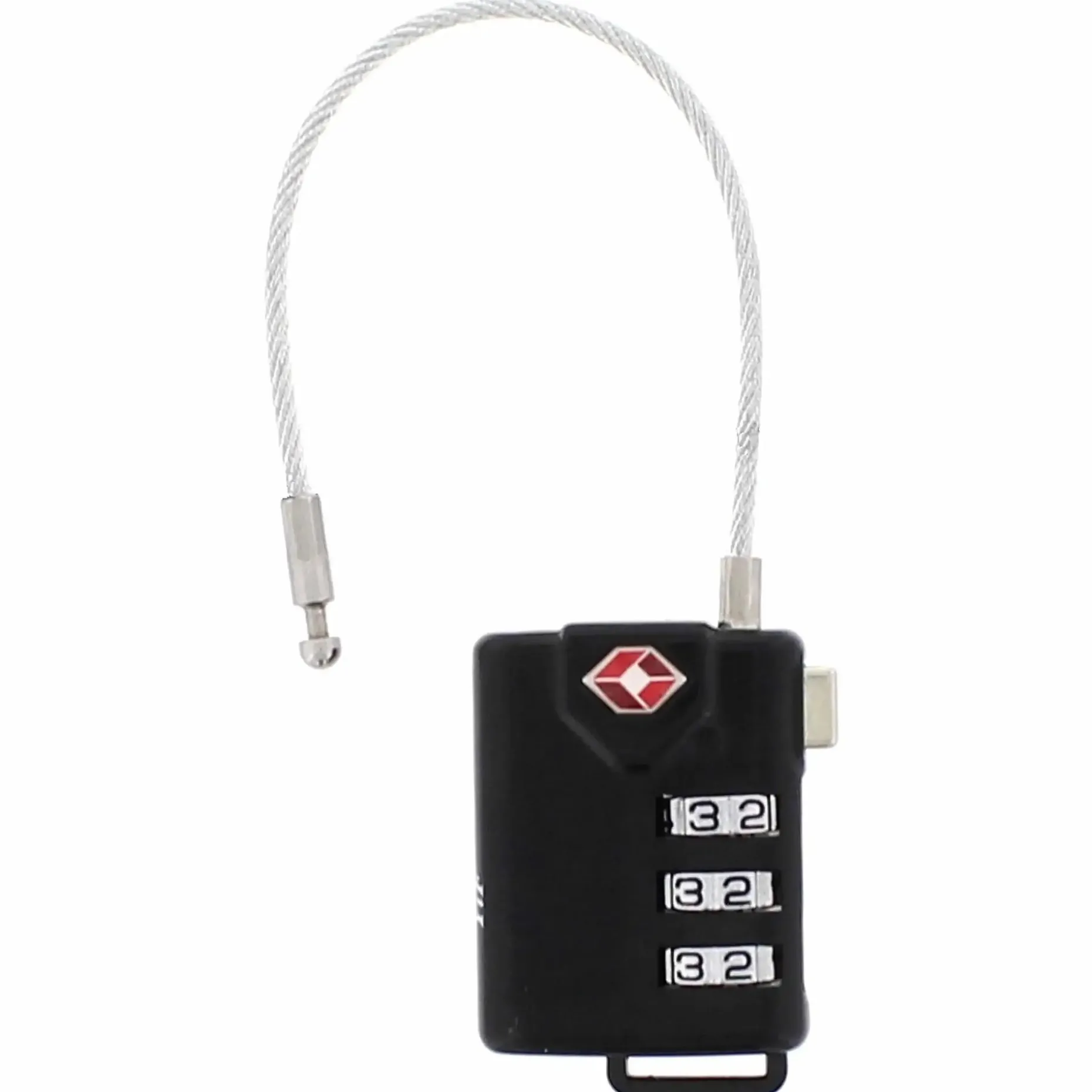 TSA - Gepäckschloss Stahlseil Zahlencode