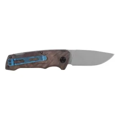 Walther - Taschenmesser BWK 2 Blue Wood Knife silberfarben braun