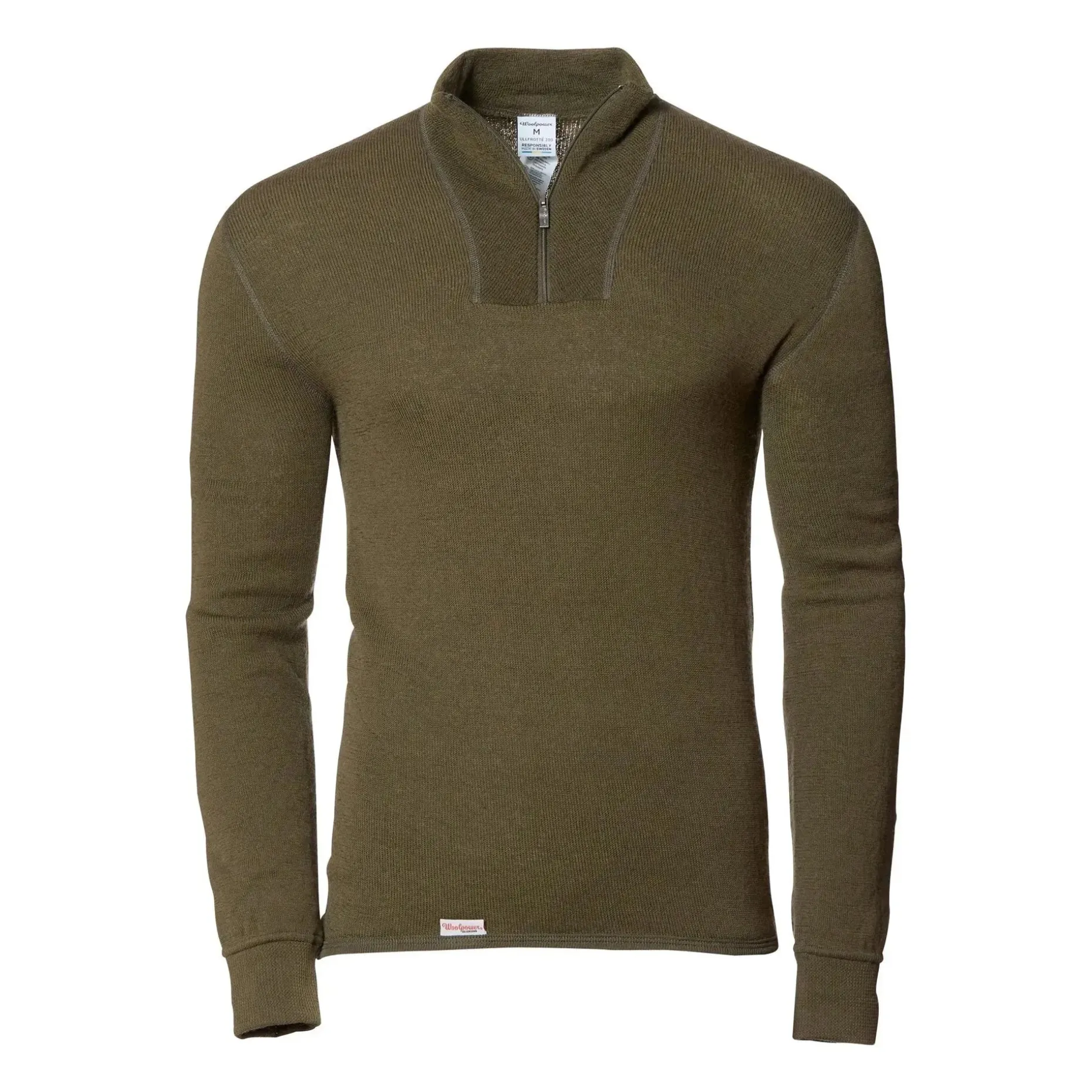 Woolpower - Rollkragenpullover Zip Turtleneck 200