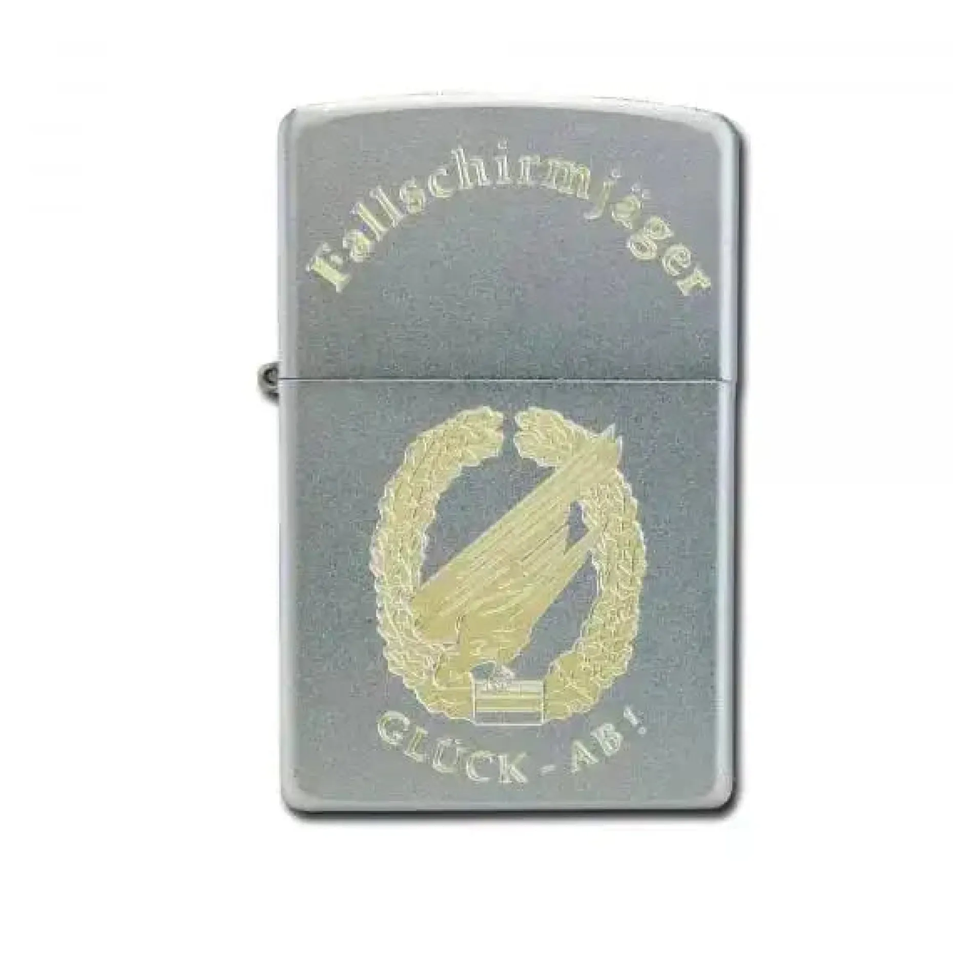 Zippo - Feuerzeug mit Gravur Fallschirmjäger Glück-Ab
